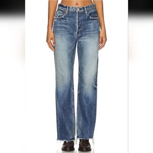 Moussy Ridgecrest Wide Straight in Blue